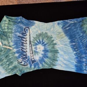 Juniors Sm Tie-dye Sleevless T